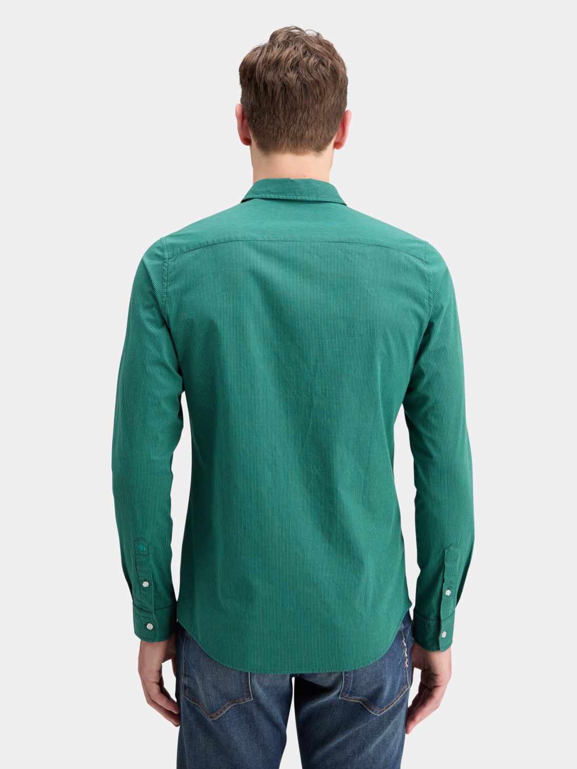 Poplin striped shirt - Scotch & Soda NZ