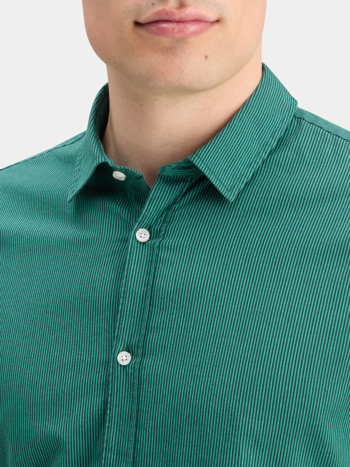 Poplin striped shirt - Scotch & Soda NZ