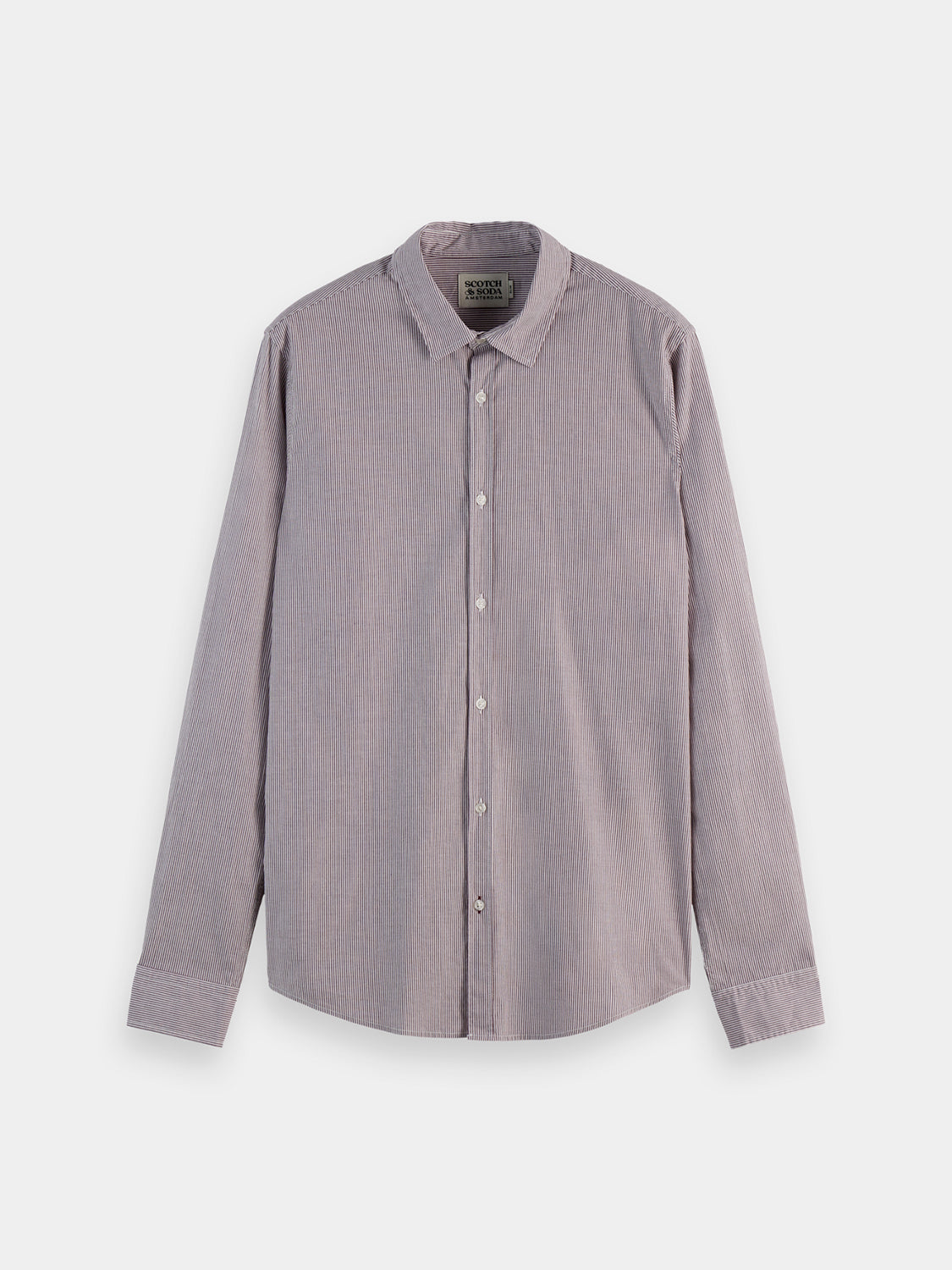 Poplin striped shirt - Scotch & Soda NZ