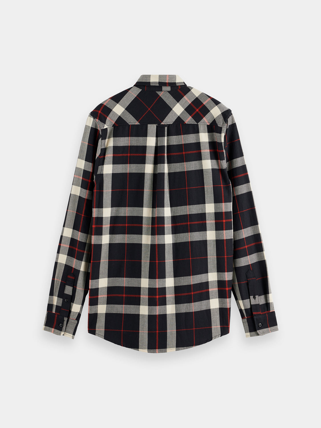 Herringbone check shirt - Scotch & Soda NZ