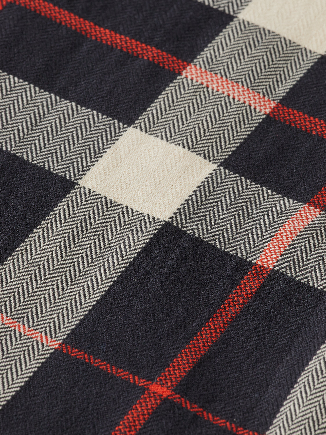 Herringbone check shirt - Scotch & Soda NZ