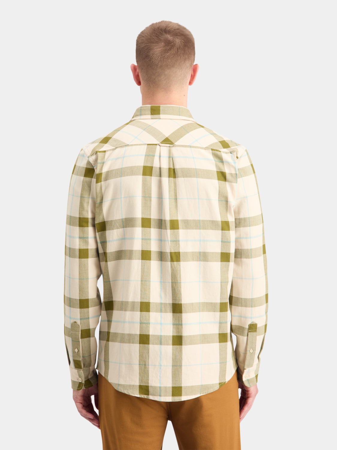 Herringbone check shirt - Scotch & Soda NZ