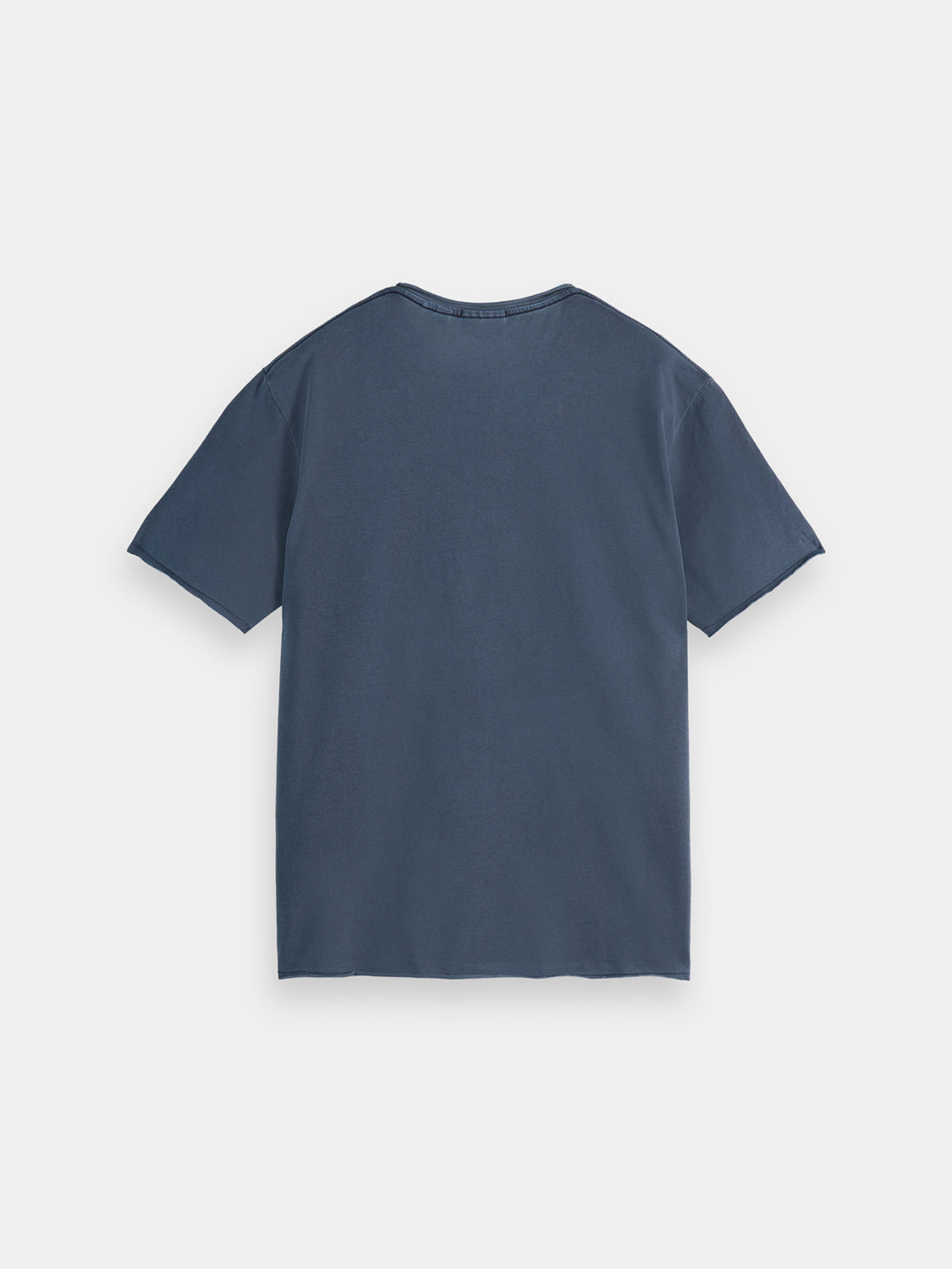 Raw edge garment-dyed t-shirt - Scotch & Soda NZ