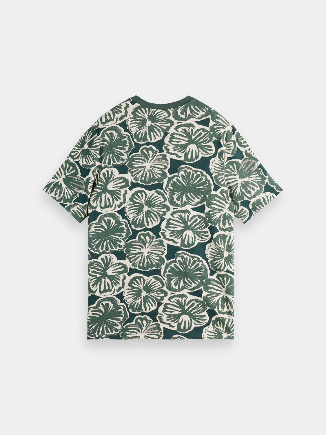 Flower printed t-shirt - Scotch & Soda NZ