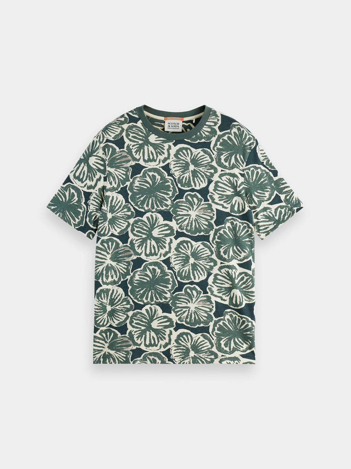 Flower printed t-shirt