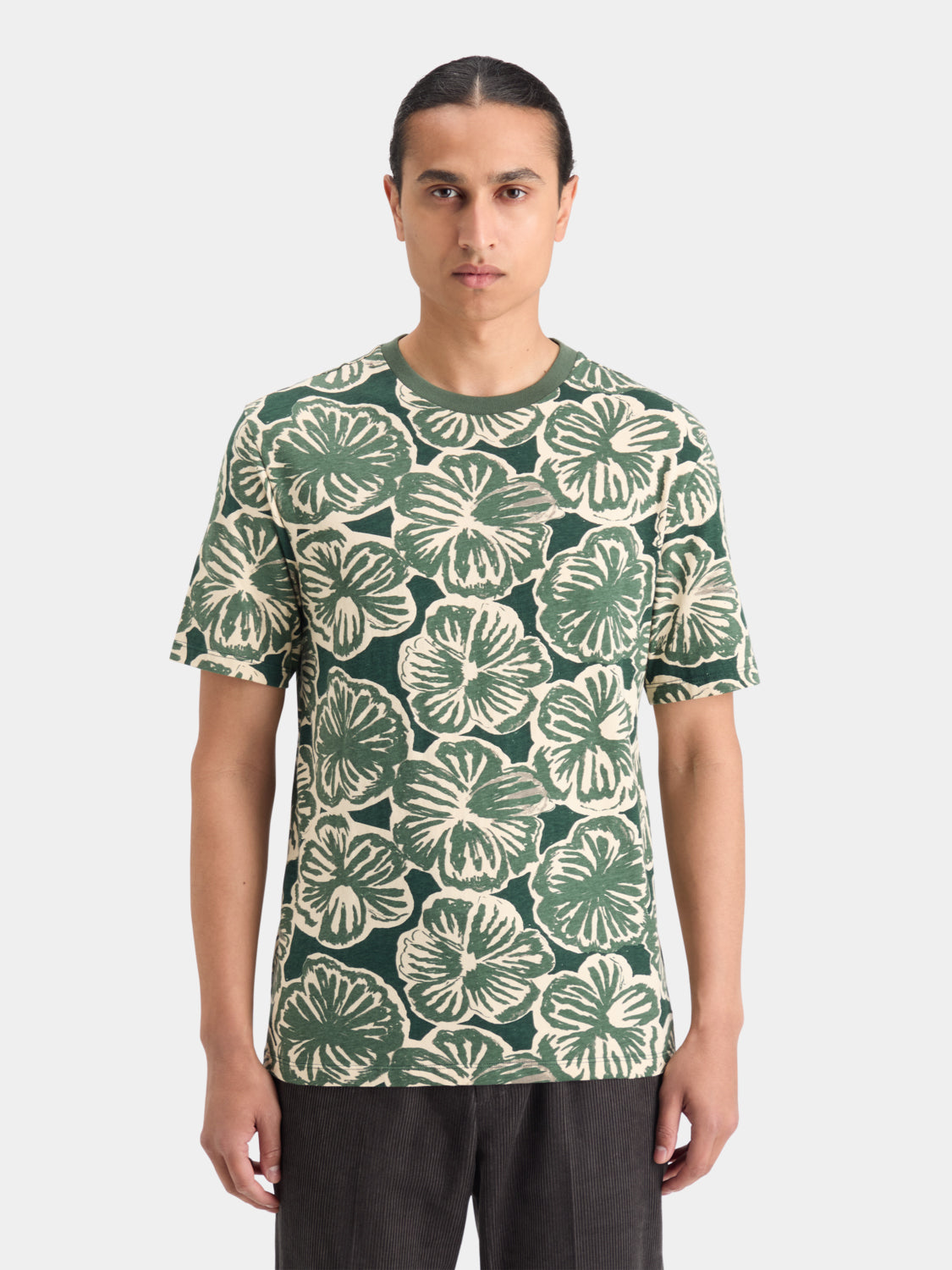 Flower printed t-shirt