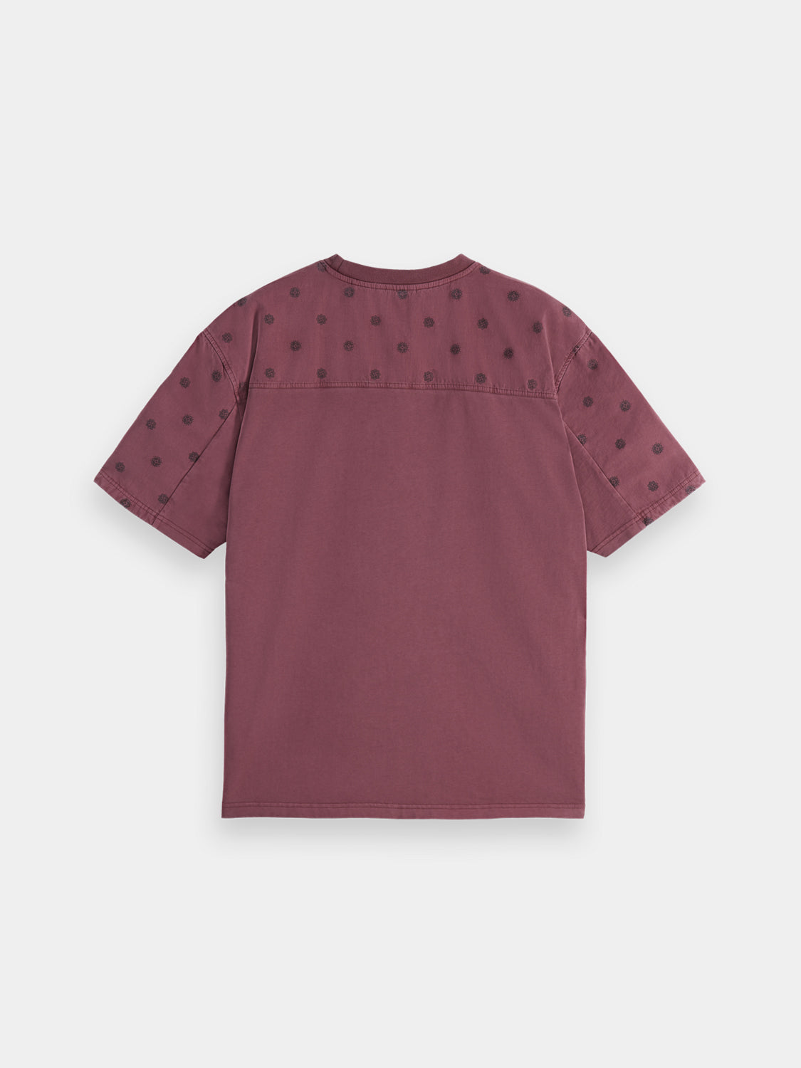 Garment-dyed printed t-shirt - Scotch & Soda NZ