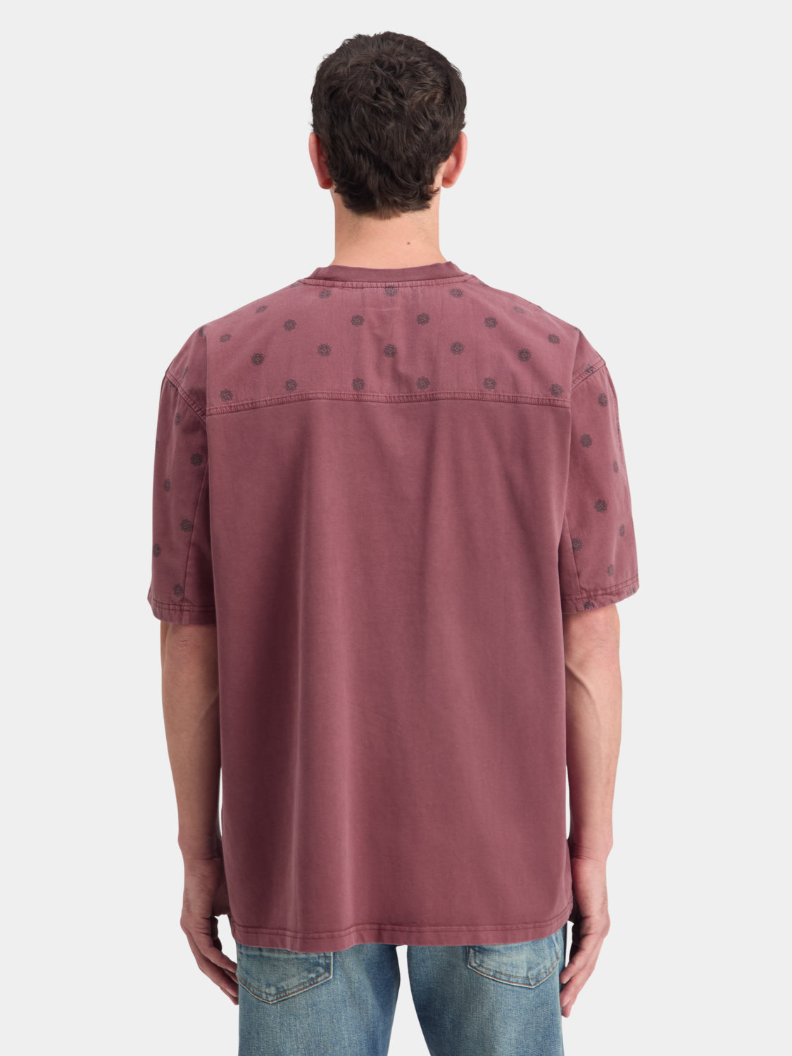 Garment-dyed printed t-shirt - Scotch & Soda NZ