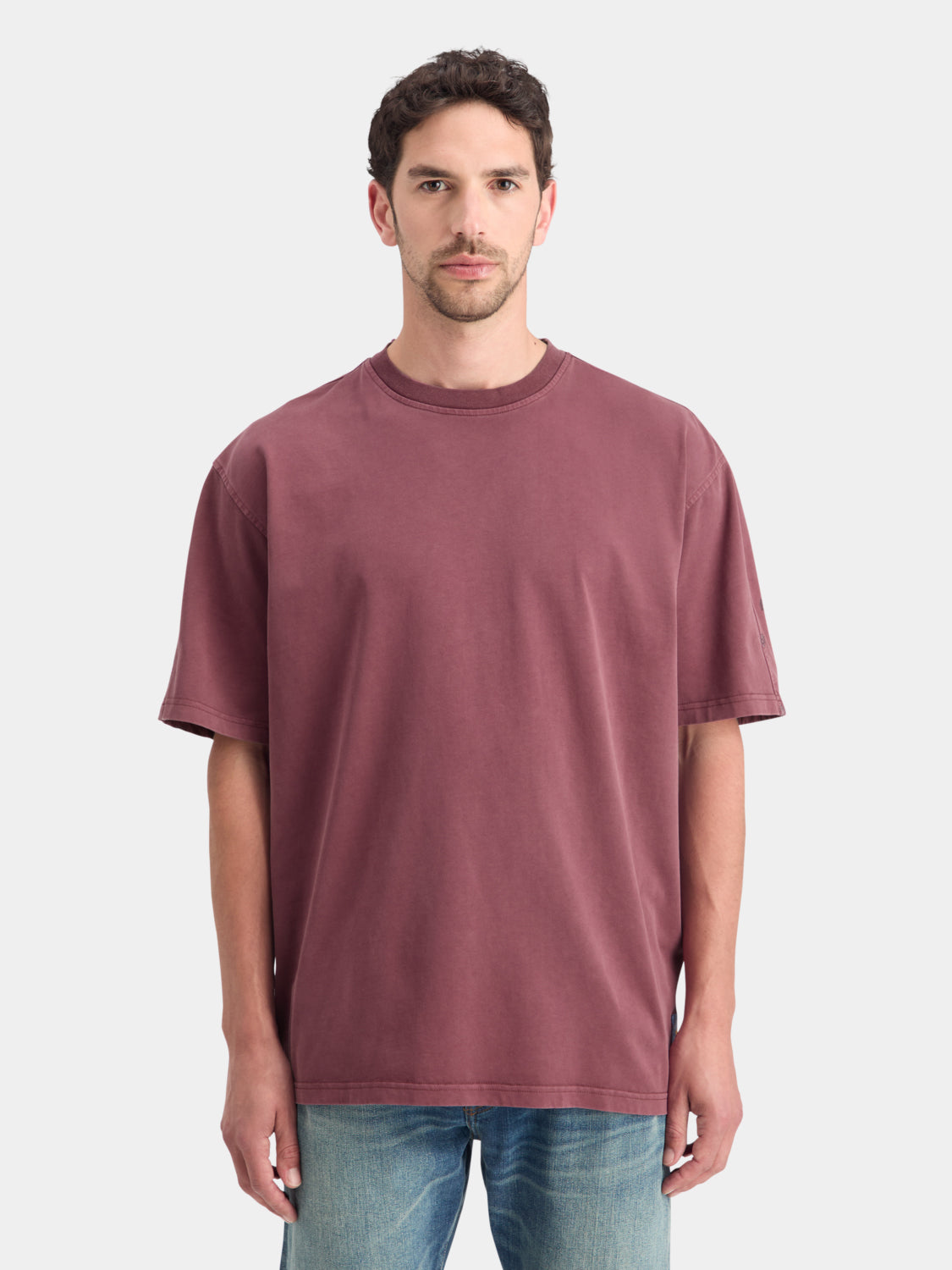 Garment-dyed printed t-shirt - Scotch & Soda NZ