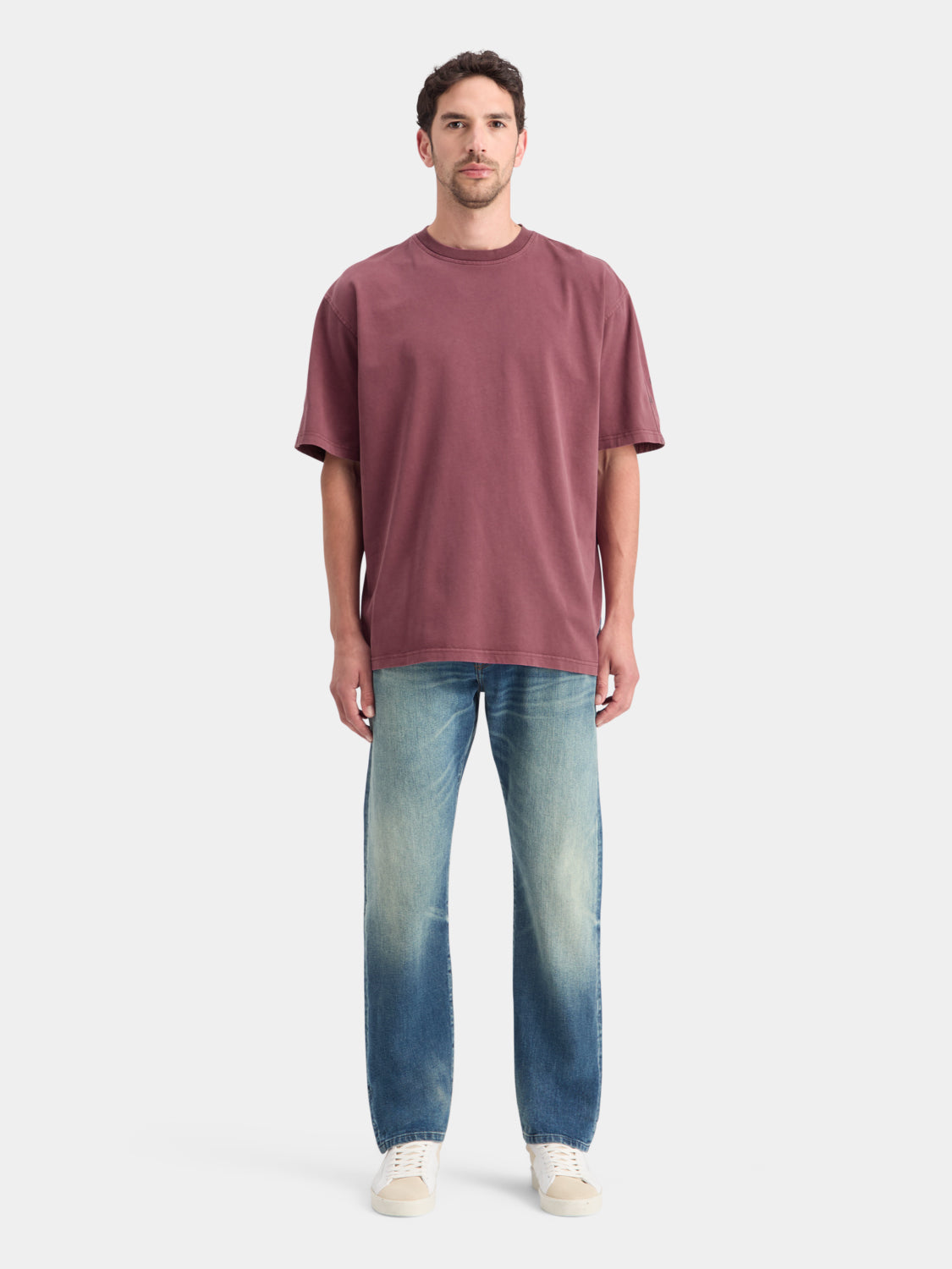 Garment-dyed printed t-shirt - Scotch & Soda NZ
