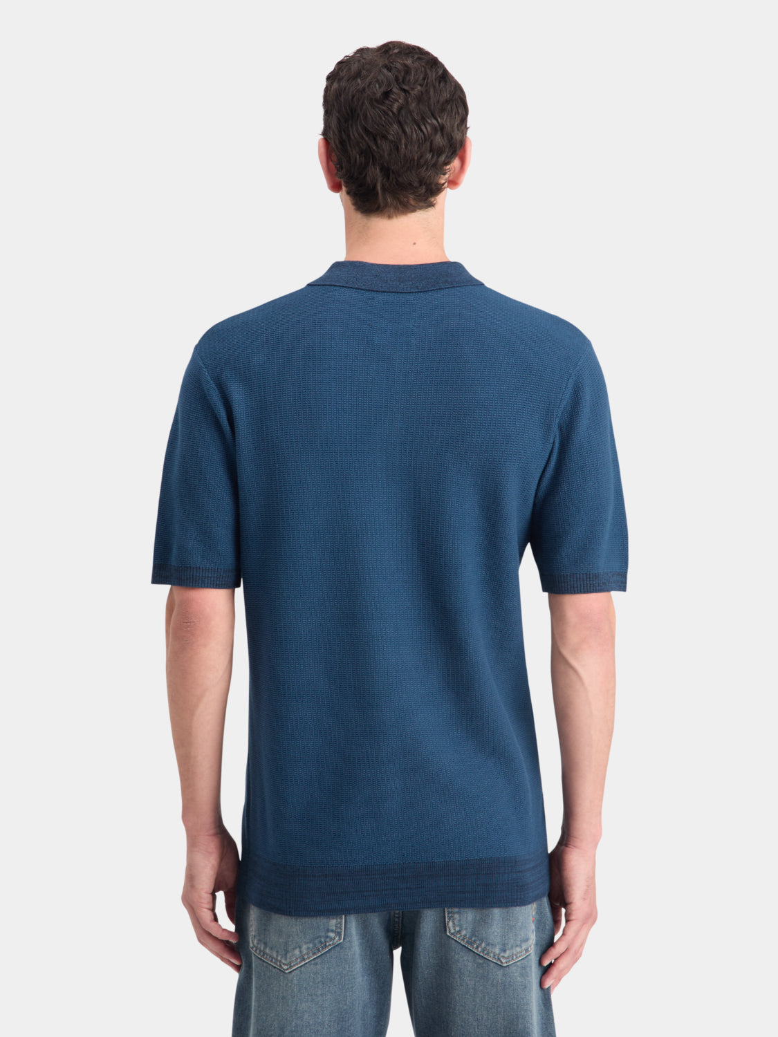Structured knit polo - Scotch & Soda NZ