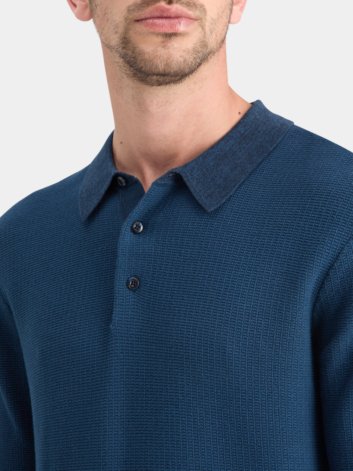 Structured knit polo - Scotch & Soda NZ