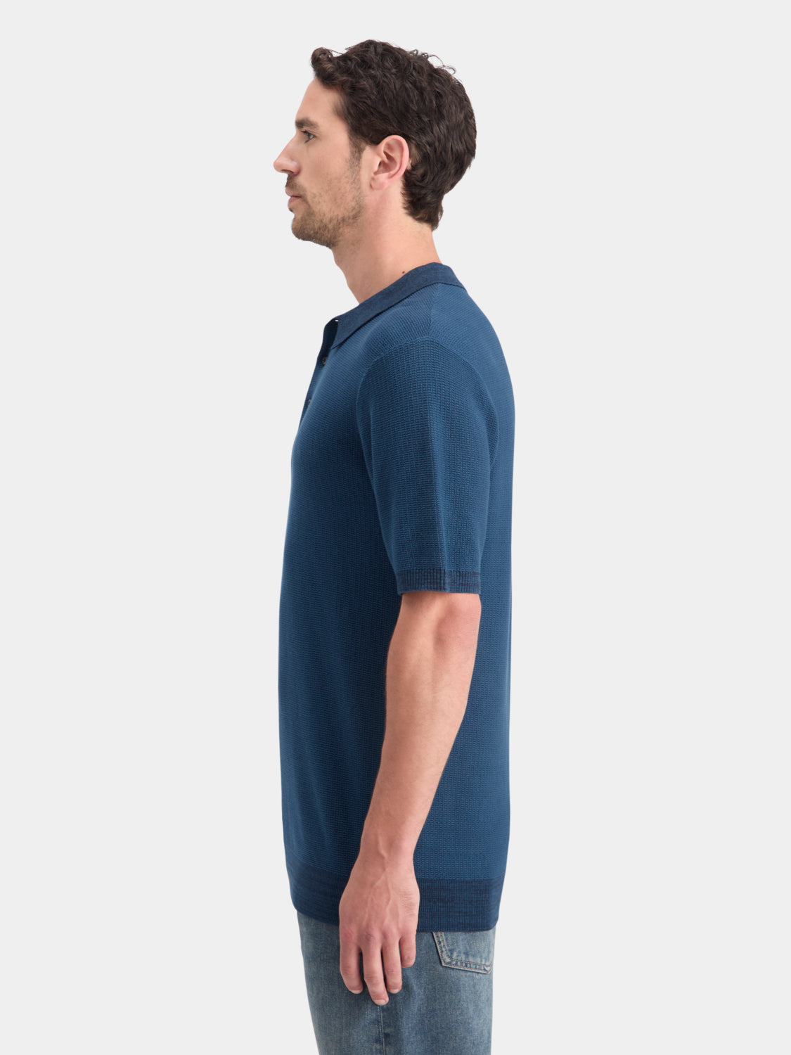 Structured knit polo - Scotch & Soda NZ