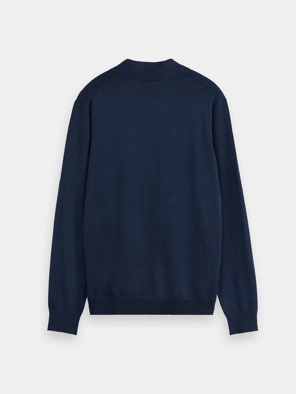 Long sleeved knit polo - Scotch & Soda NZ