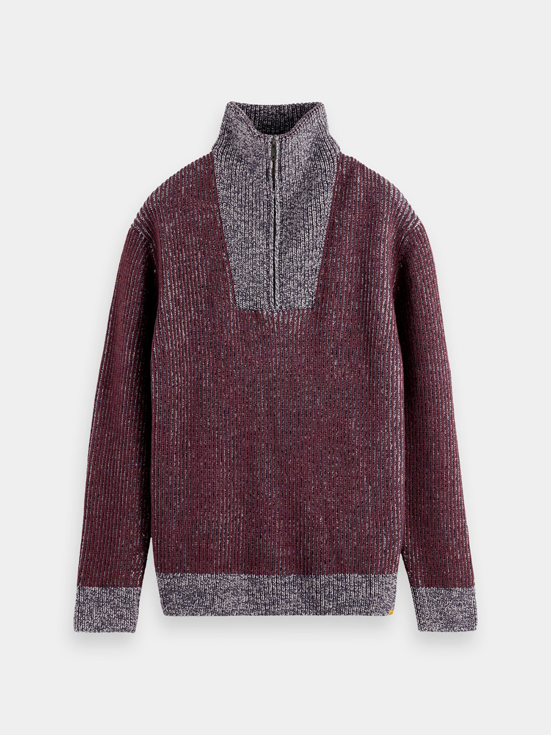 Quarter zip pullover - Scotch & Soda NZ