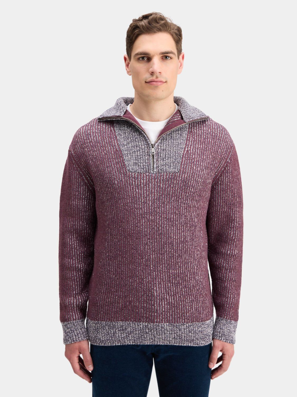 Quarter zip pullover - Scotch & Soda NZ
