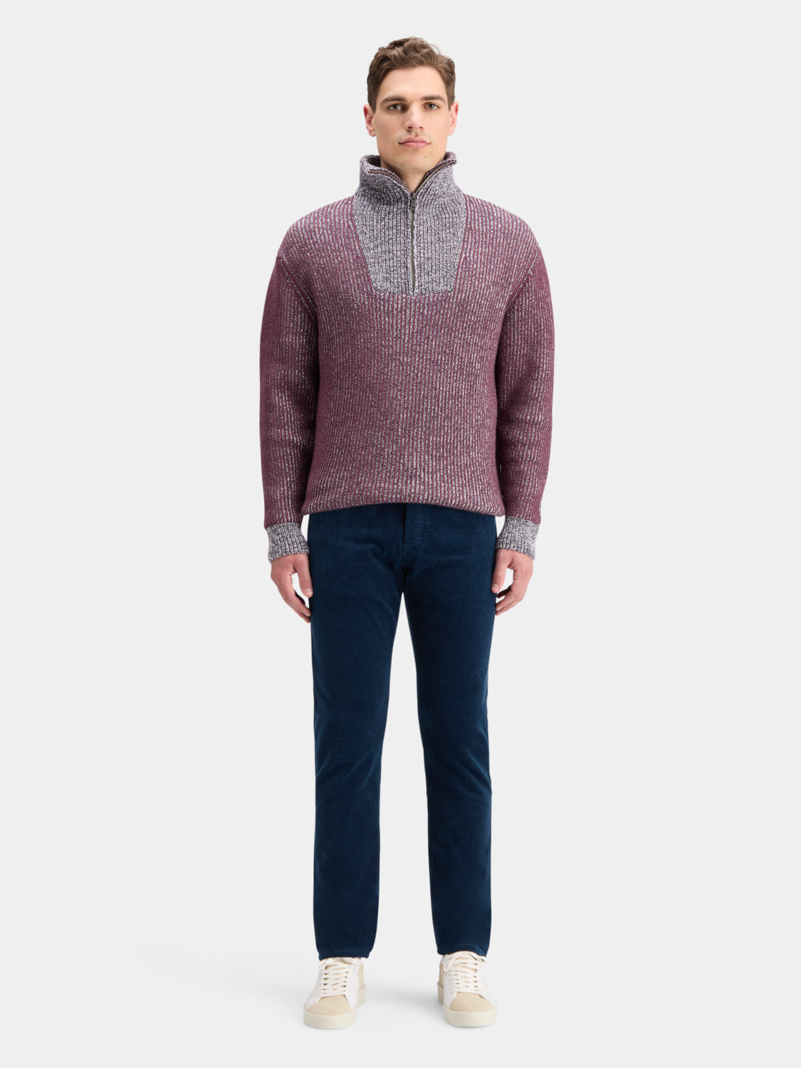 Quarter zip pullover - Scotch & Soda NZ