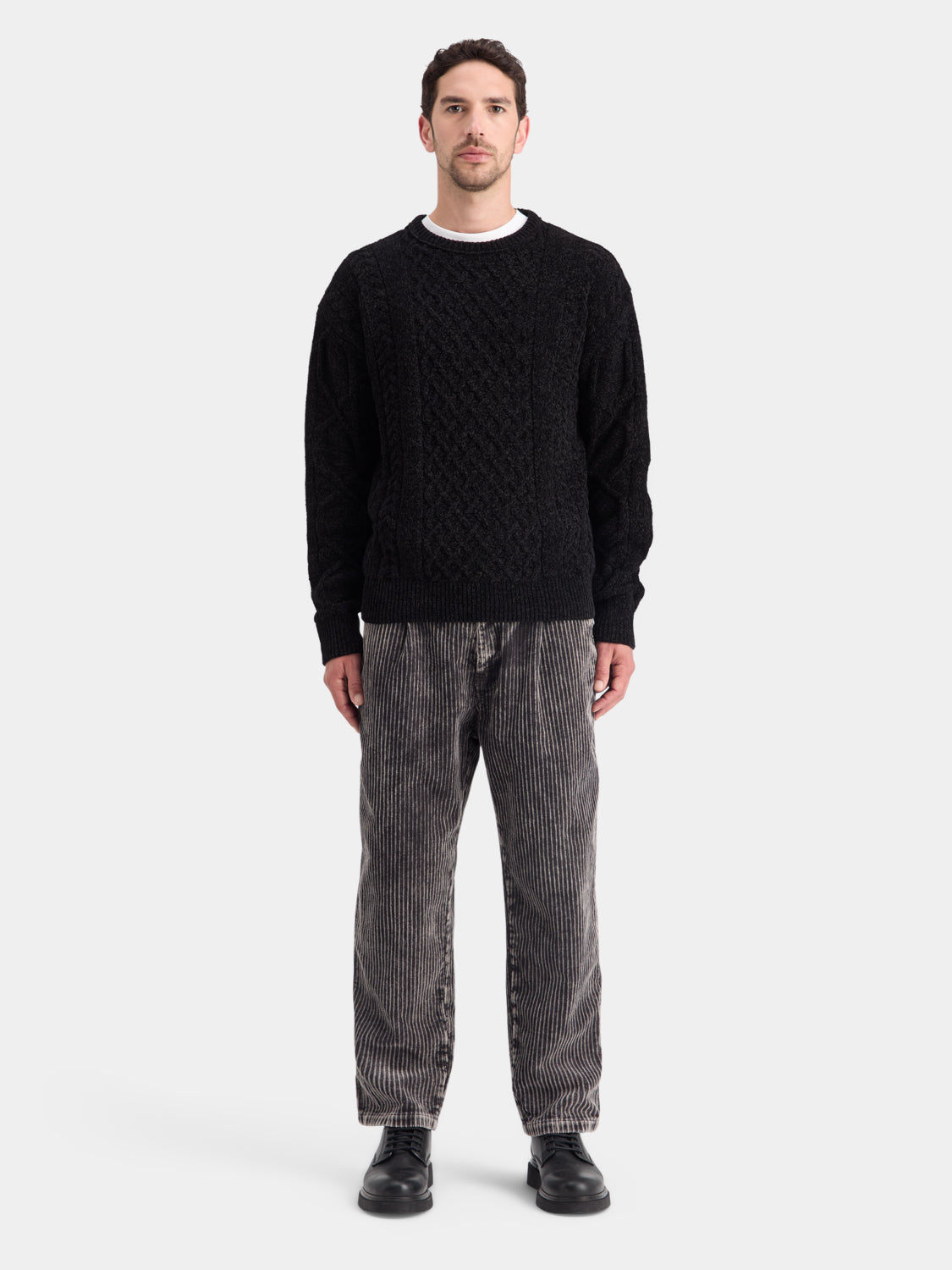 Chenille cable knit pullover - Scotch & Soda NZ