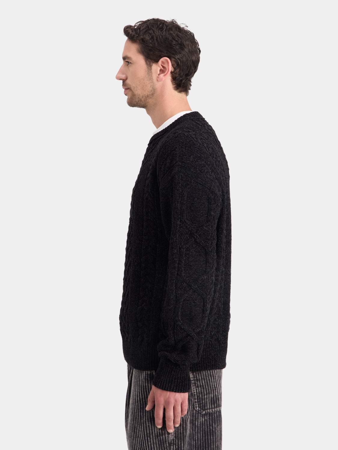 Chenille cable knit pullover - Scotch & Soda NZ