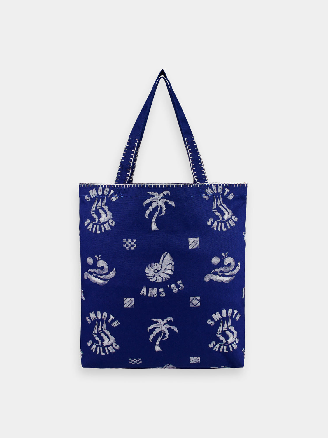 Canvas stitching tote bag