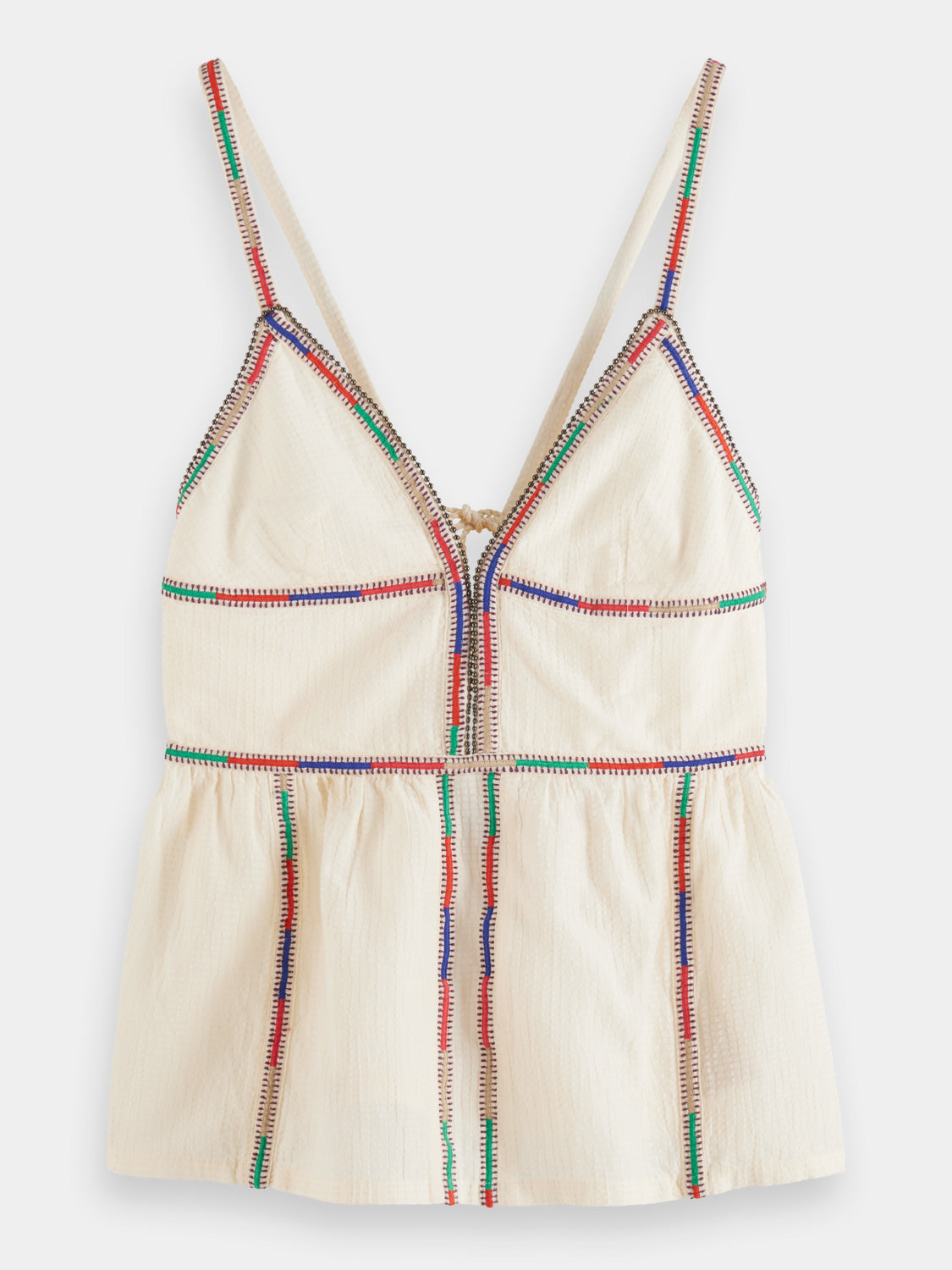 Embroidery tank top