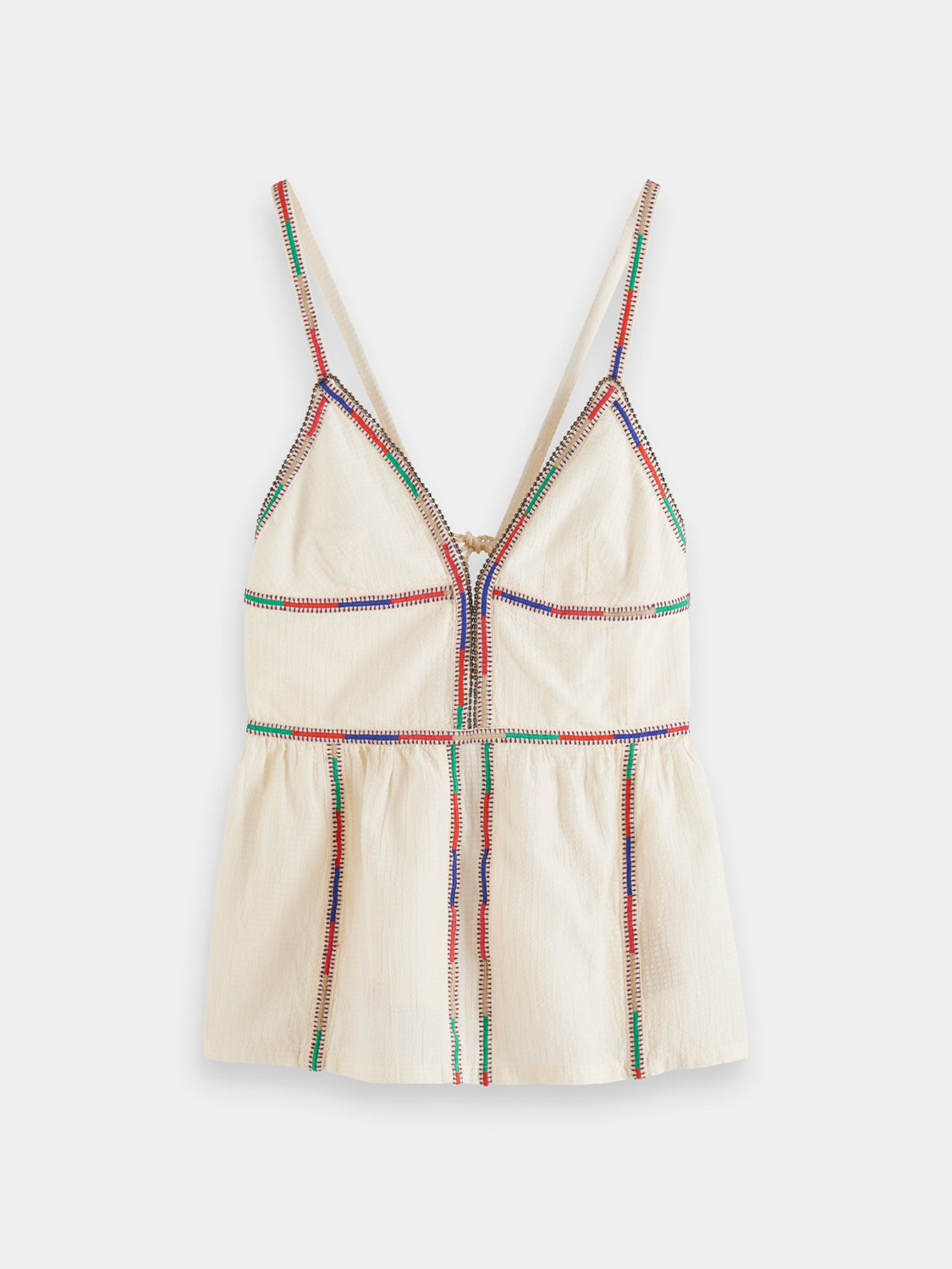 Embroidery tank top