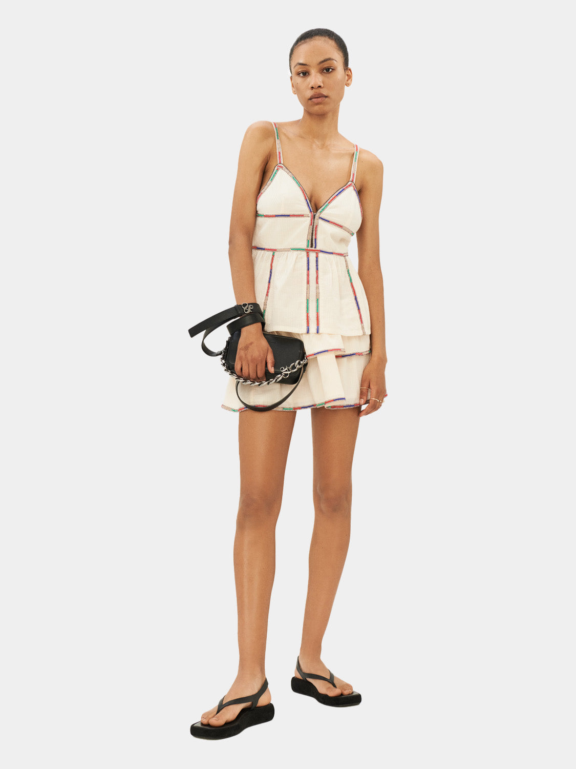 Embroidery tank top