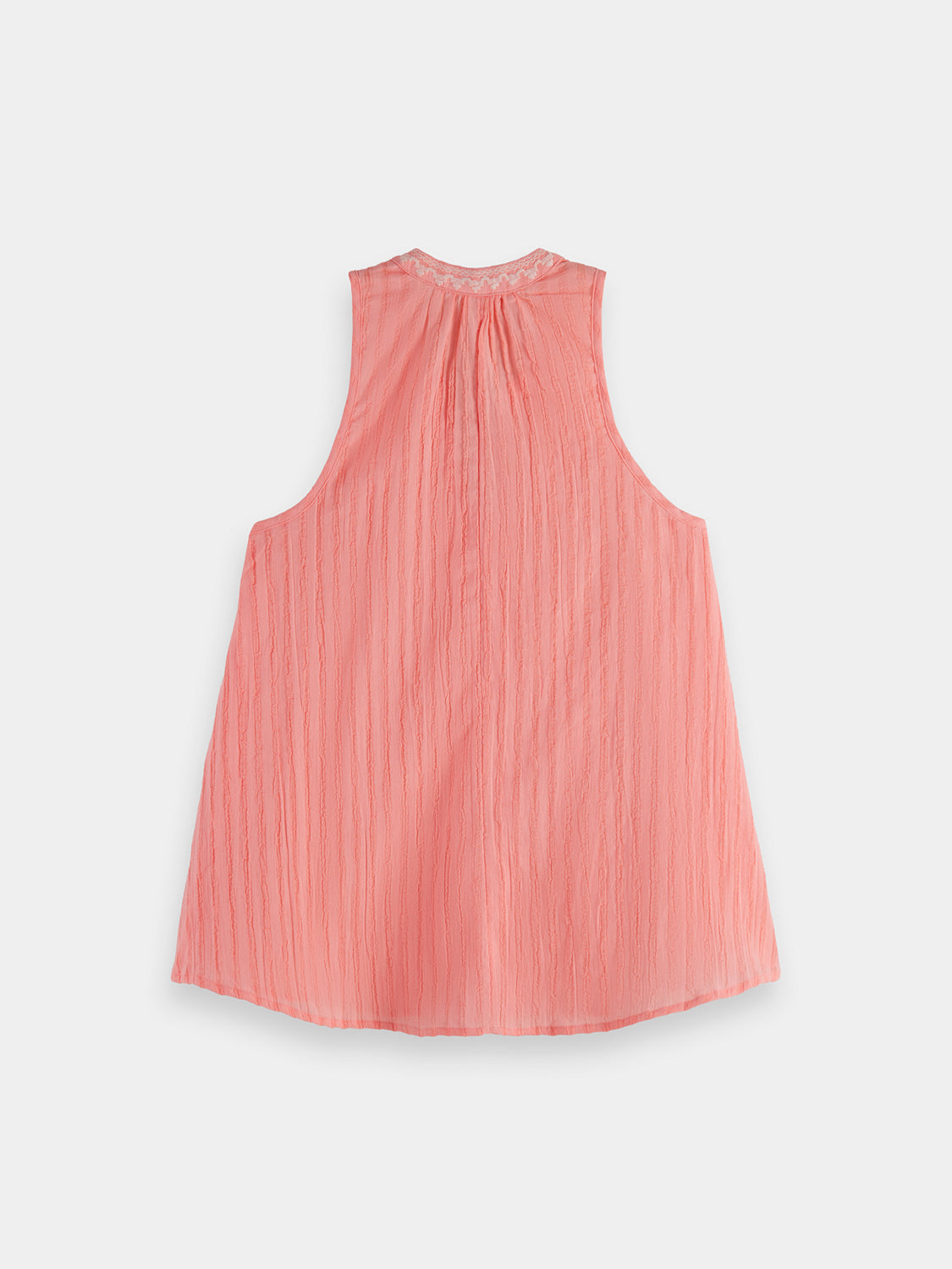Tank top with tape detail