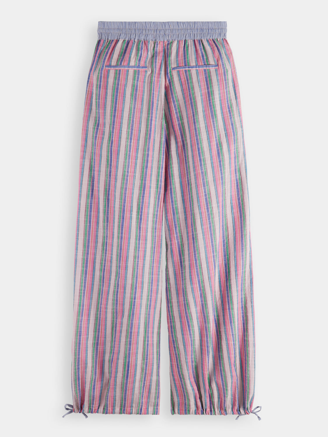 Lurex striped beach pants
