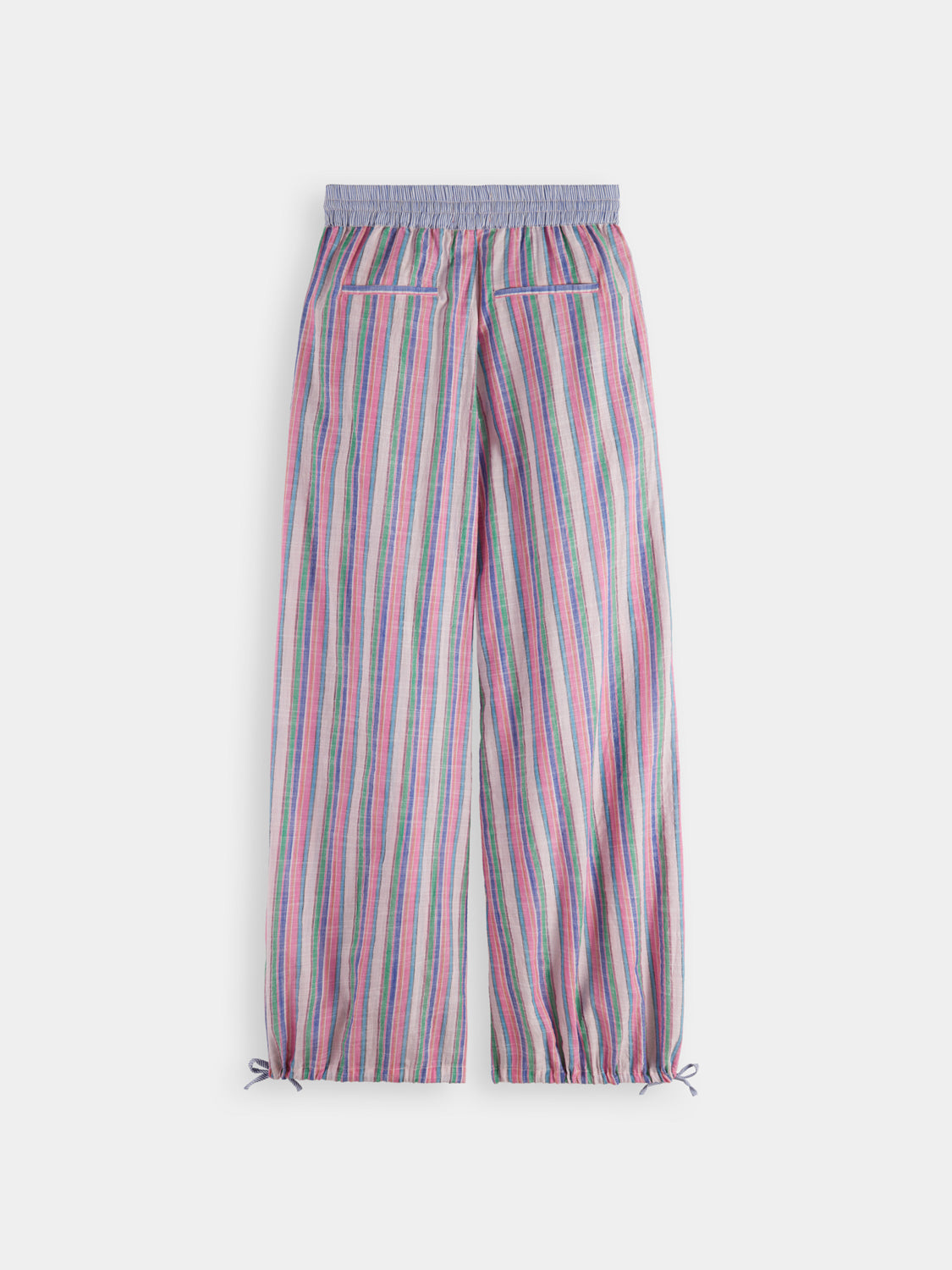 Lurex striped beach pants