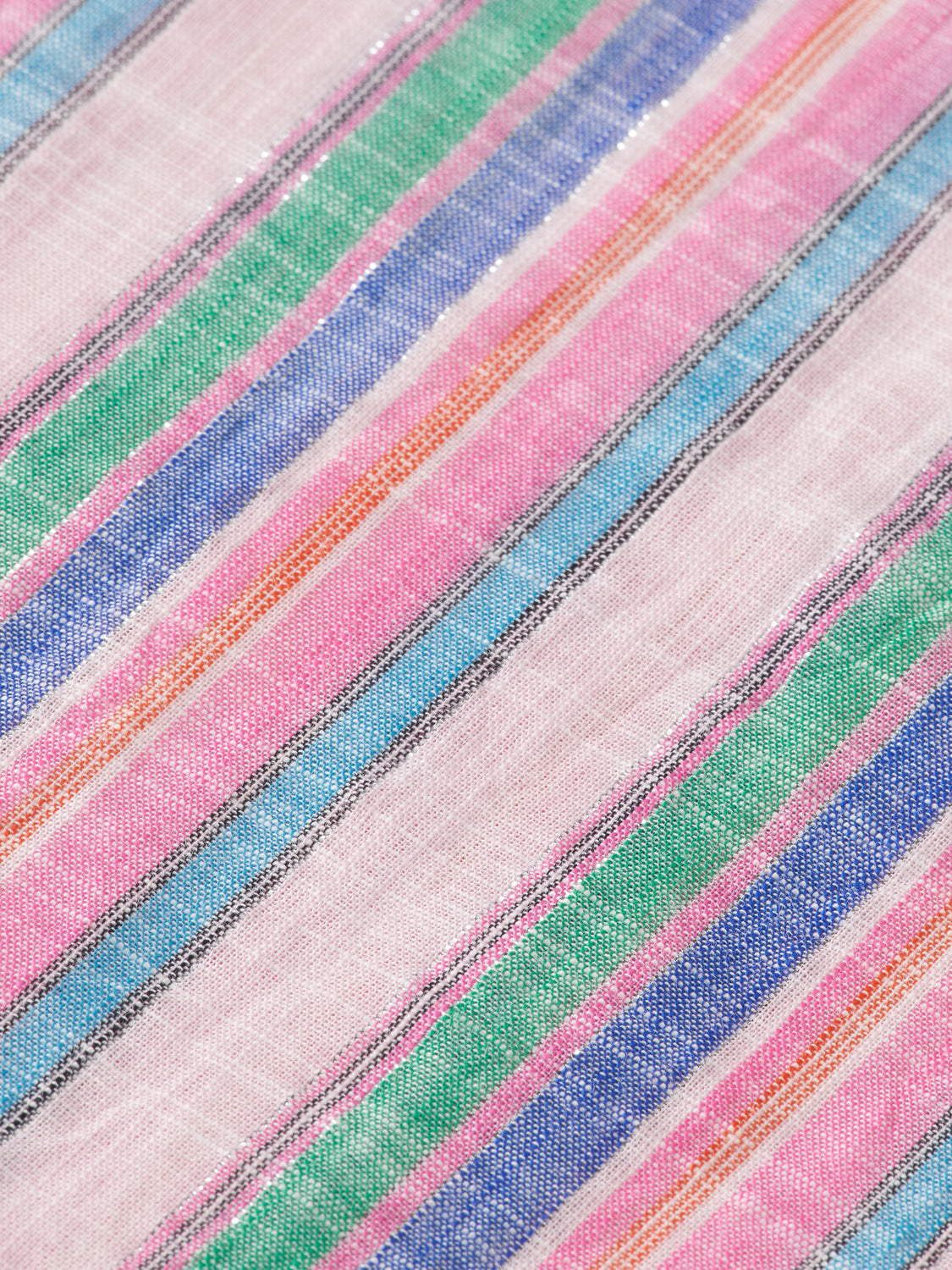 Lurex striped beach pants