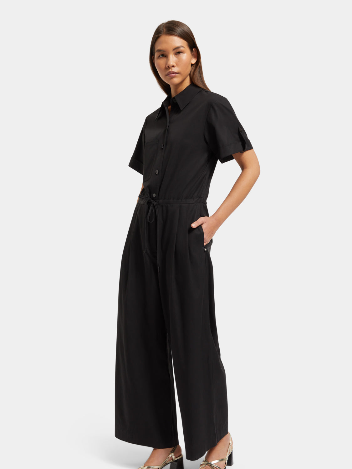 Wide leg jumpsuit - Scotch & Soda NZ
