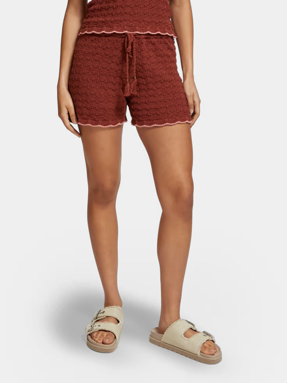 Pointelle knit shorts - Scotch & Soda NZ