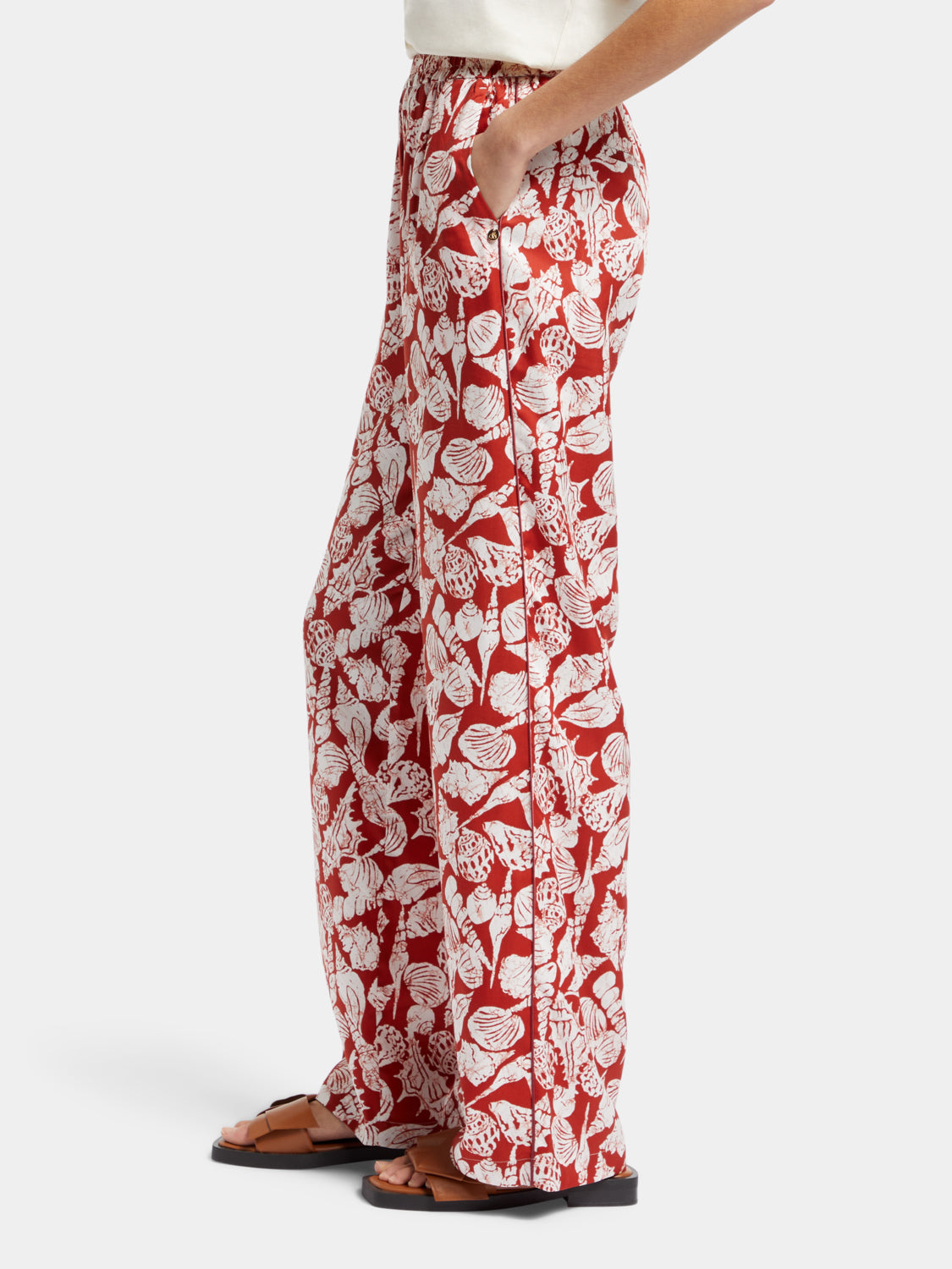 Gia wide fit pants - Scotch & Soda NZ