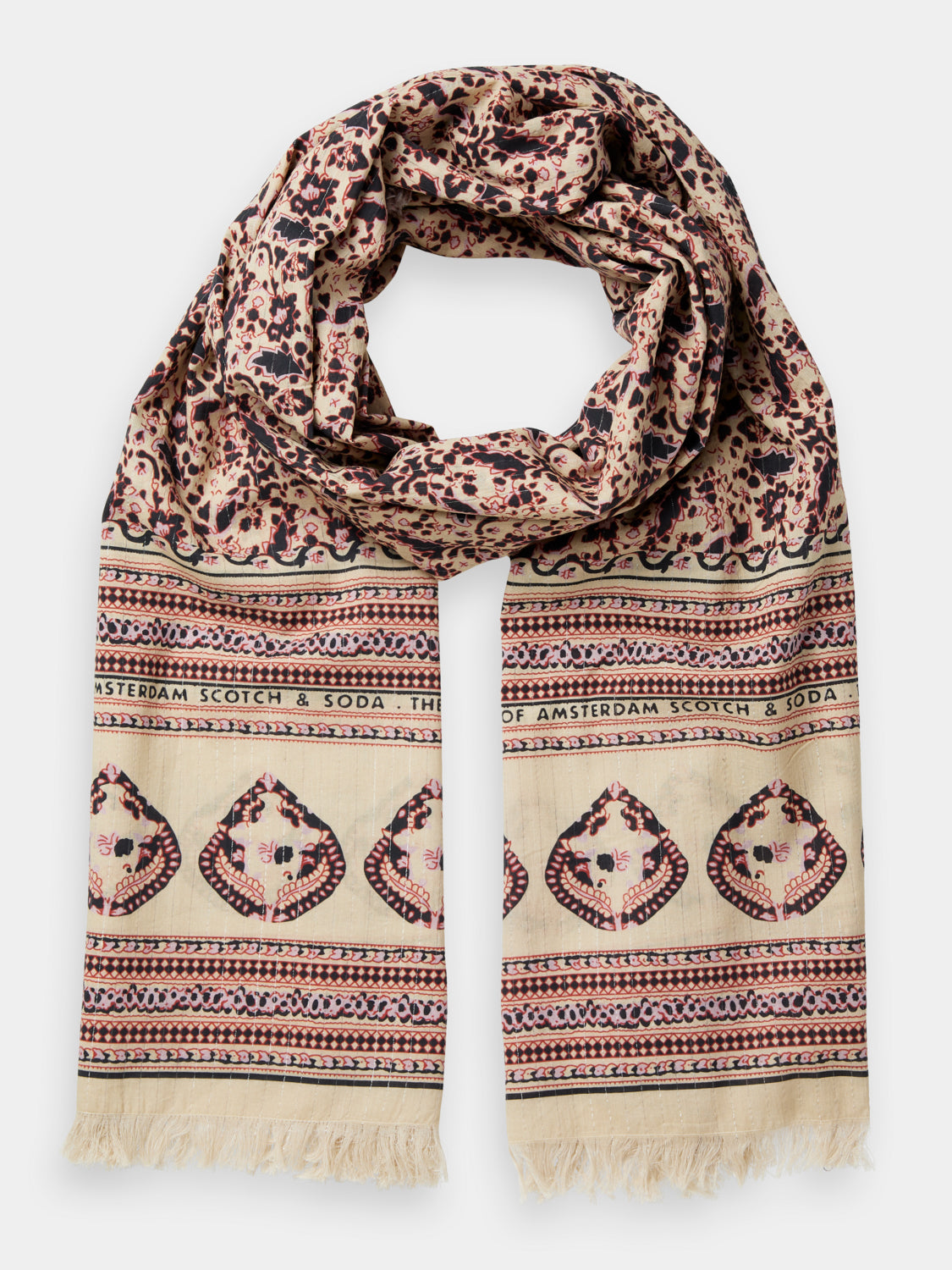 Printed sarong - Scotch & Soda NZ