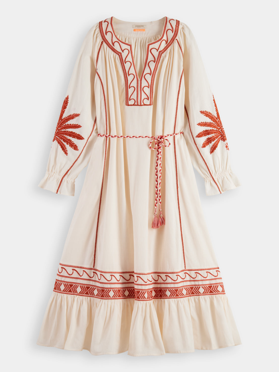 Embroidered maxi dress - Scotch & Soda NZ