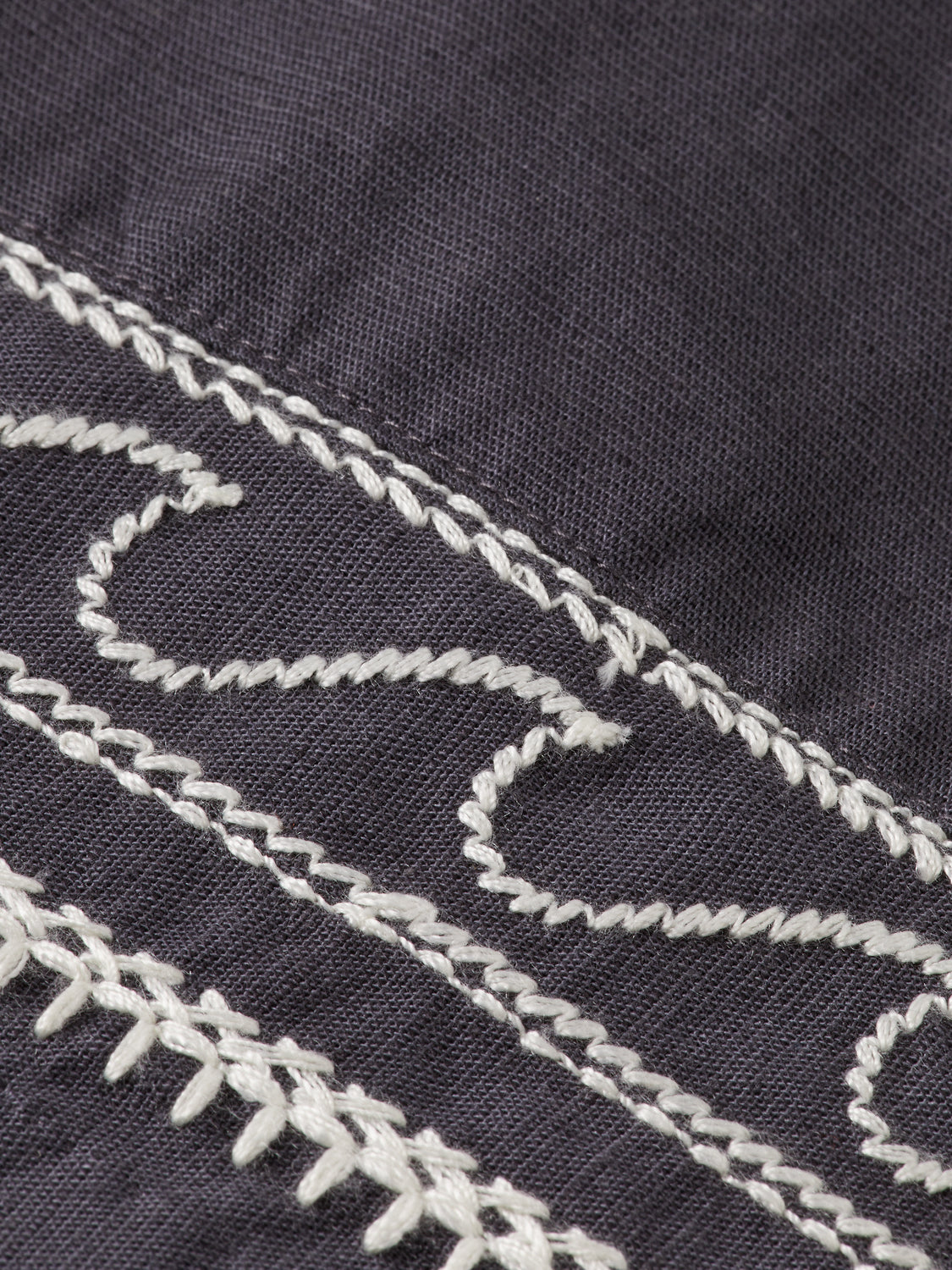 Palm embroidered linen shorts - Scotch & Soda NZ