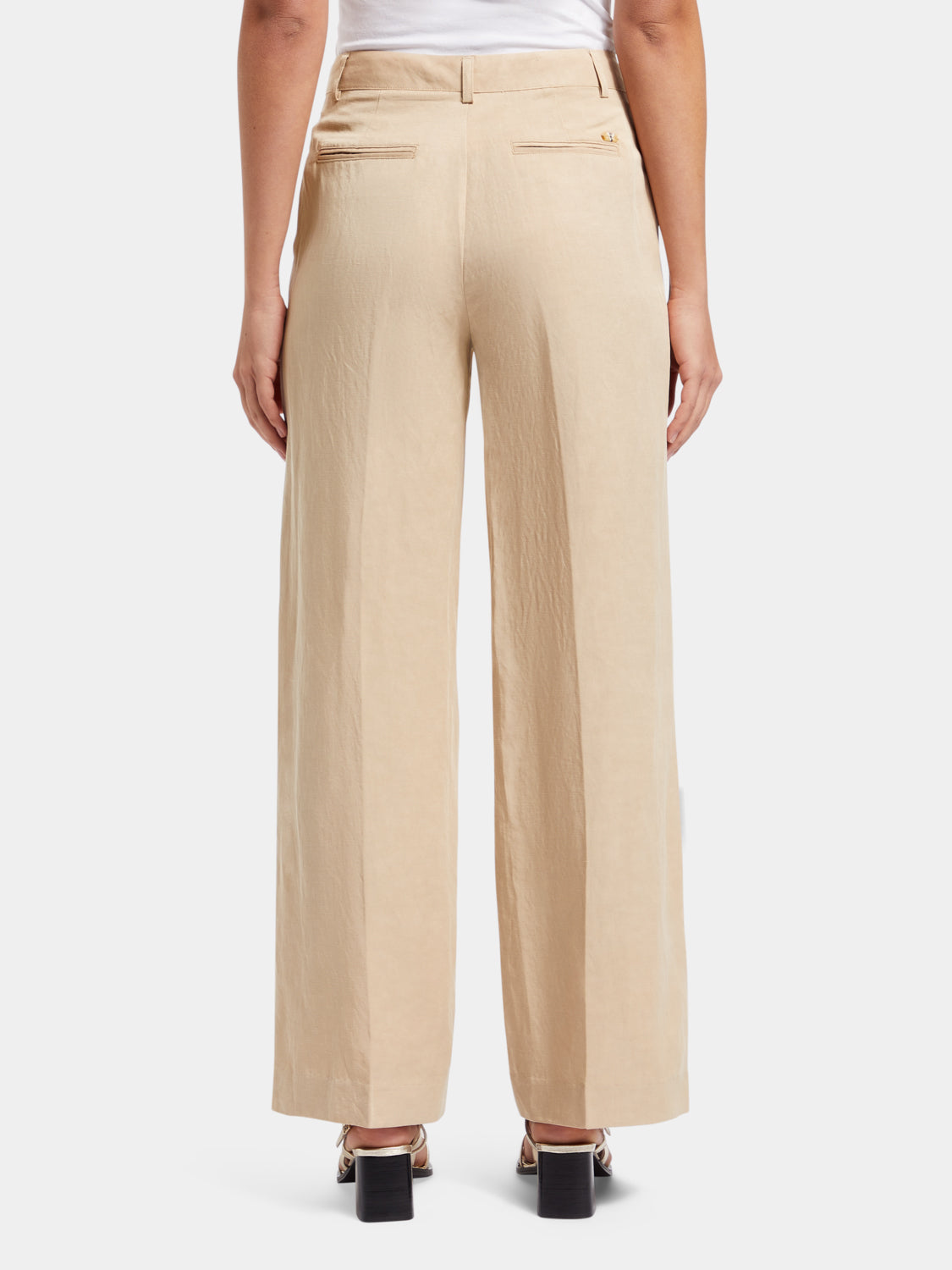 Edie wide fit pants - Scotch & Soda NZ