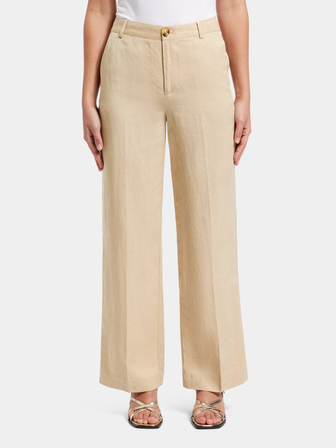 Edie wide fit pants - Scotch & Soda NZ