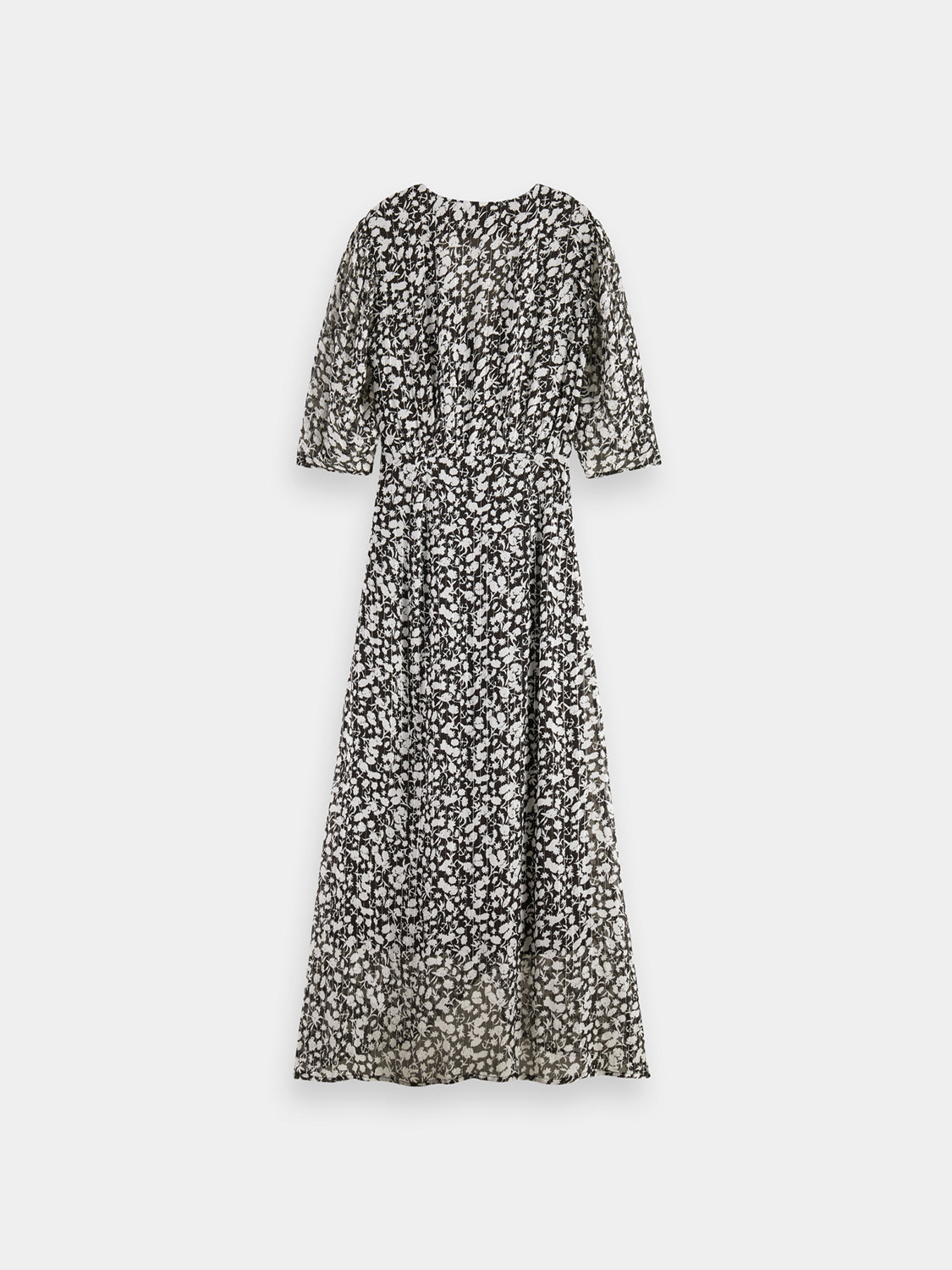 Midi dress with knot detail