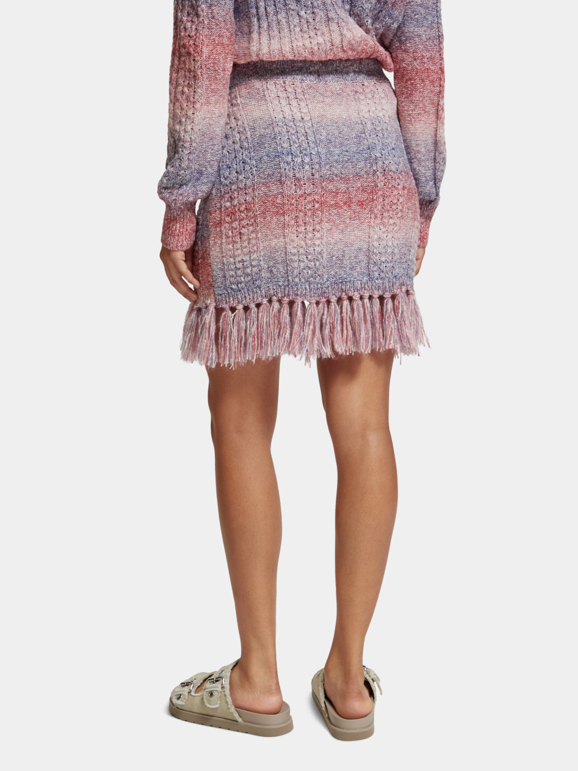 Space-dyed knitted skirt - Scotch & Soda NZ