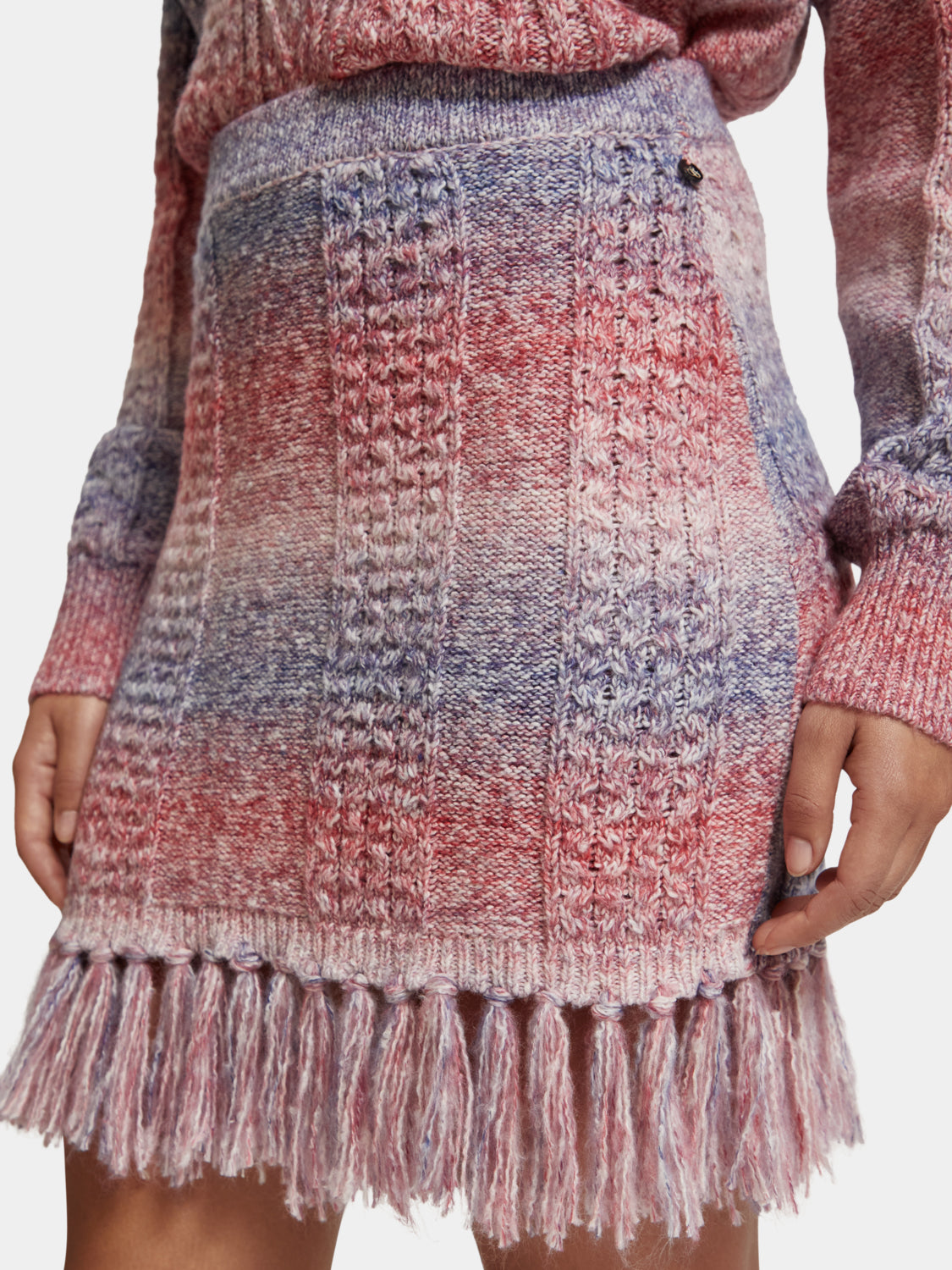 Space-dyed knitted skirt - Scotch & Soda NZ