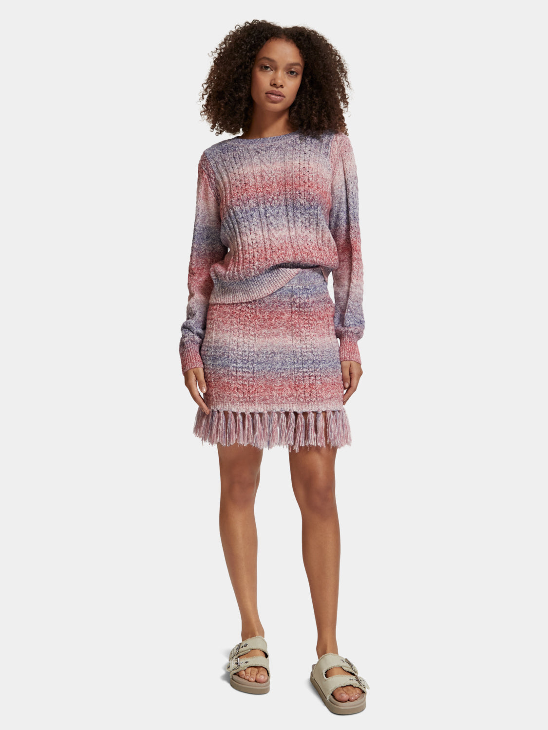 Space-dyed knitted skirt - Scotch & Soda NZ