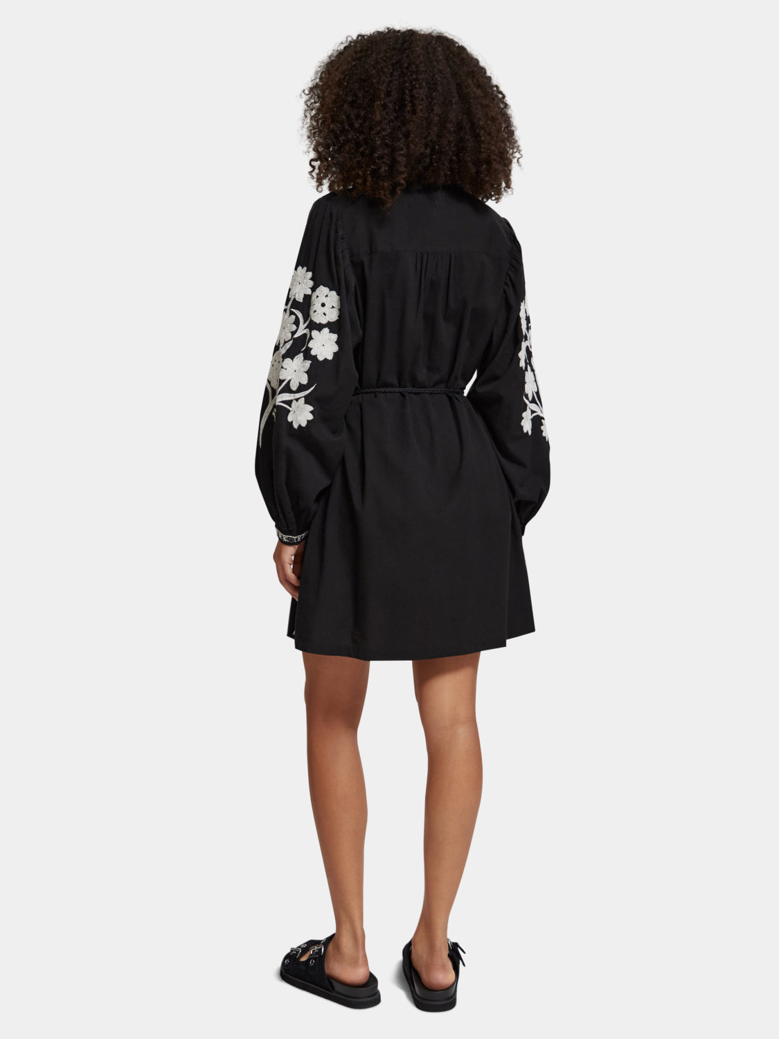 Broiderie anglaise mini dress - Scotch & Soda NZ