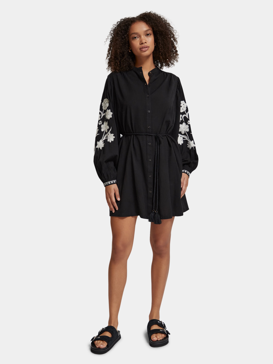 Broiderie anglaise mini dress - Scotch & Soda NZ