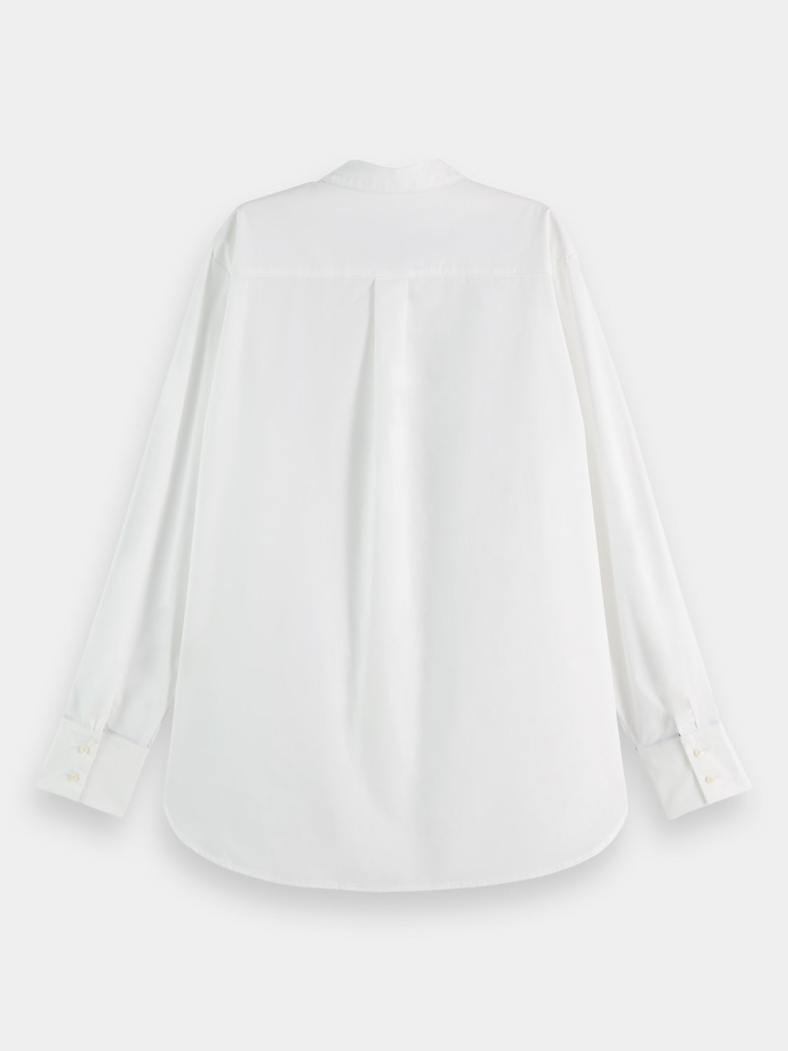 Collarless shirt