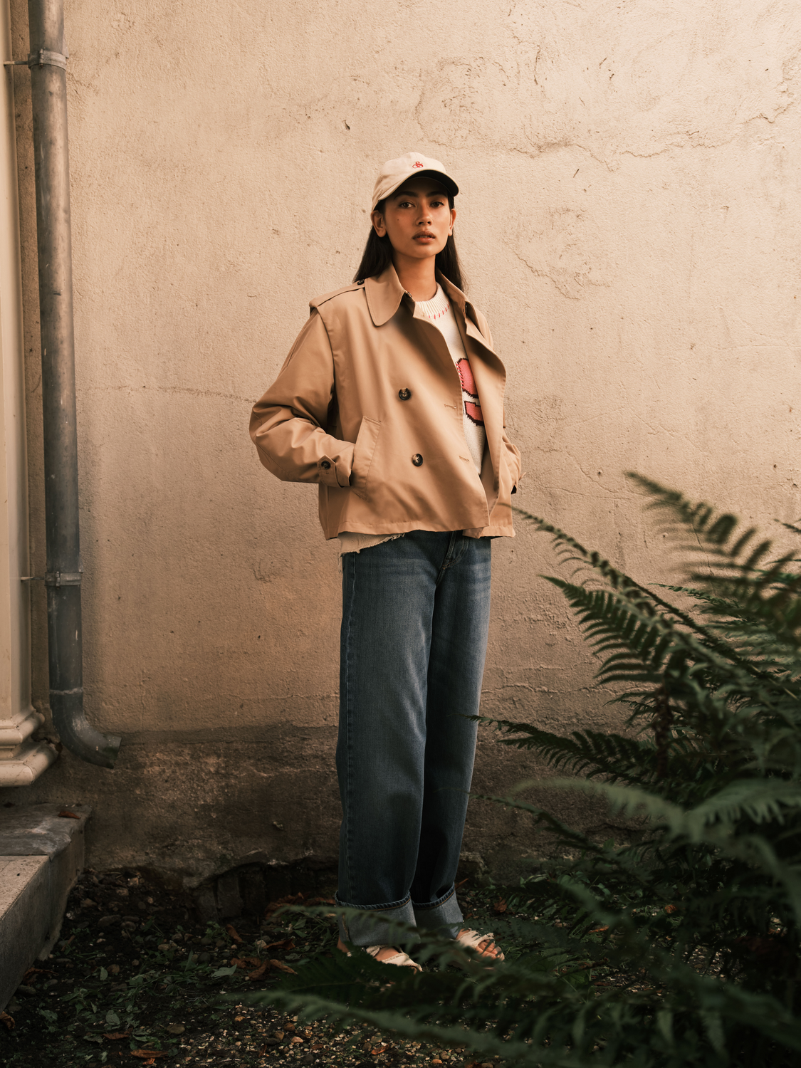 Cropped trench coat - Scotch & Soda NZ