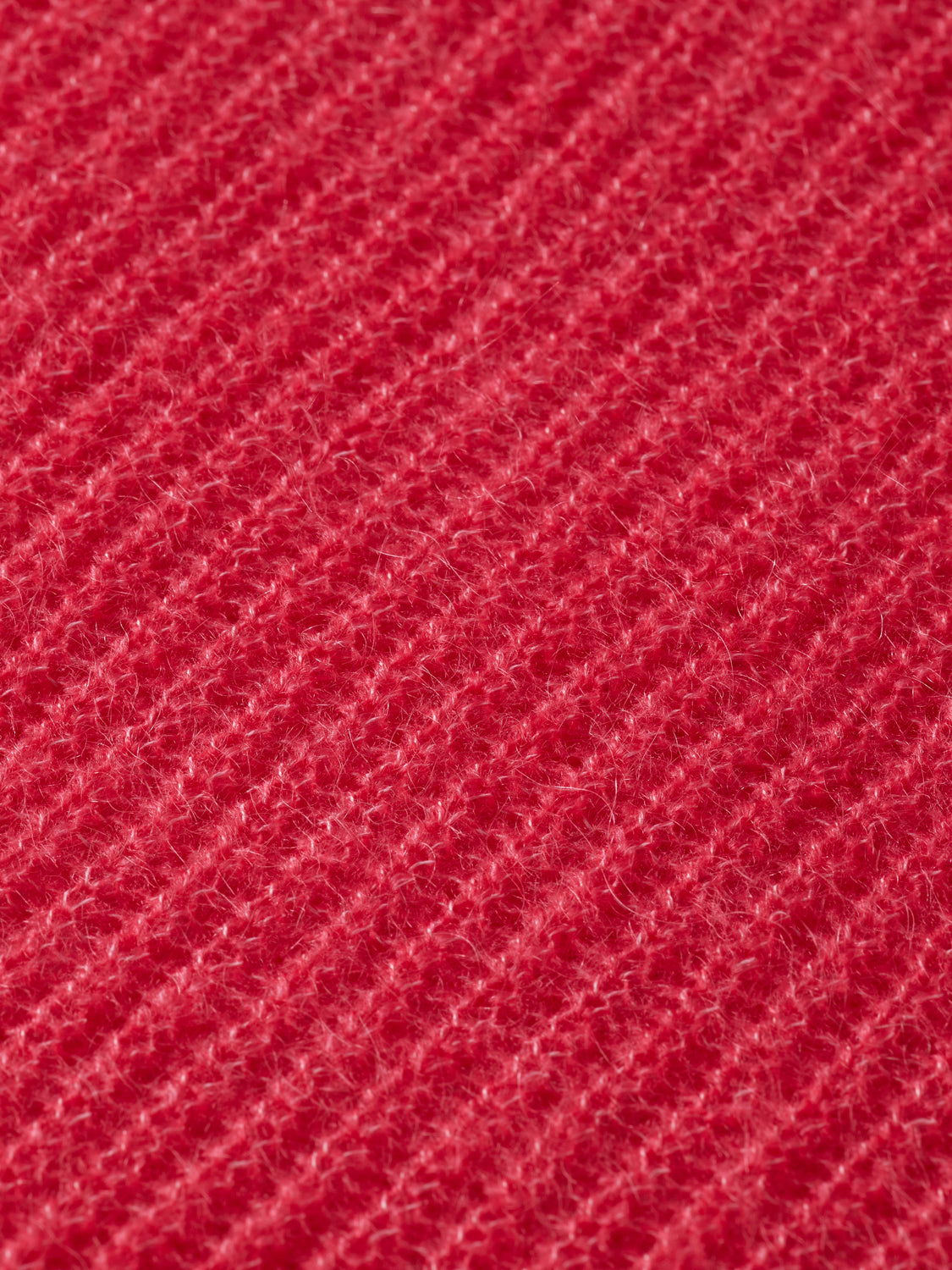 Fuzzy open knit pullover