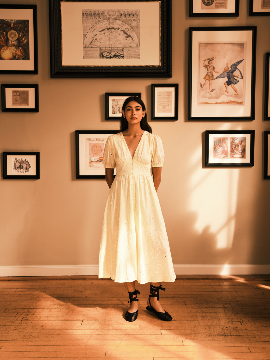 Broderie anglaise midi dress Broderie anglaise midi dress