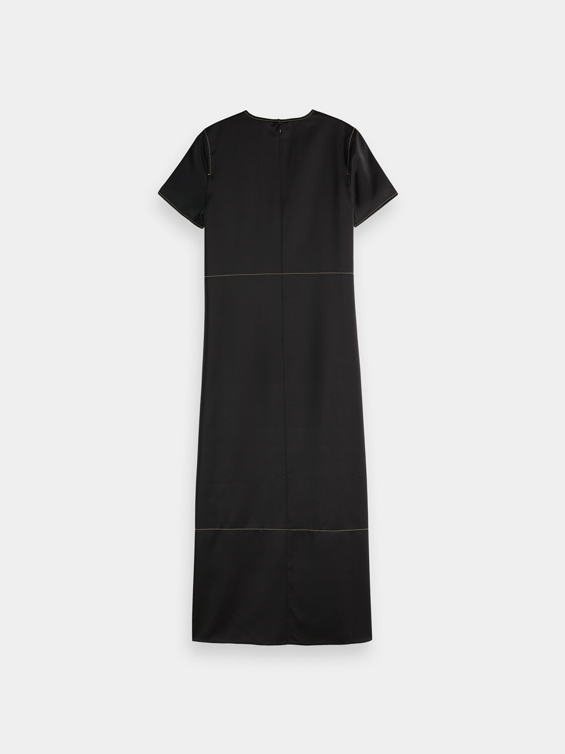 Contrast stitching satin dress - Scotch & Soda NZ
